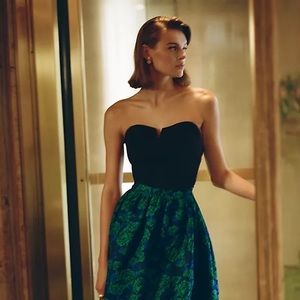 Anthropologie Porridge Bustier Corset Strapless Top